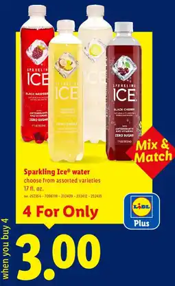 Lidl Sparkling Ice water offer