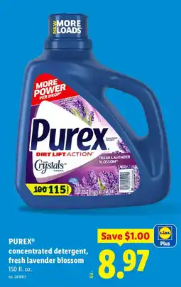 Lidl Purex concentrated detergent, fresh lavender blossom offer
