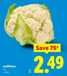 Lidl cauliflower offer