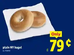 Lidl plain NY bagel offer