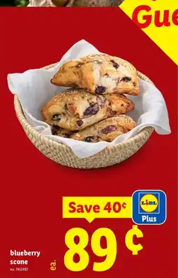 Lidl Lidl blueberry scone offer