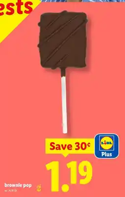 Lidl Lidl brownie pop offer