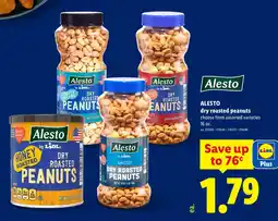 Lidl Alesto dry roasted peanuts offer