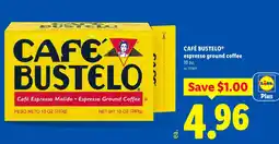 Lidl Cafe Bustelo espresso ground coffee offer