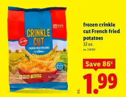 Lidl Lidl crinkle cut french fried potatoes offer