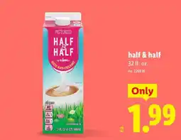 Lidl Lidl half & half offer
