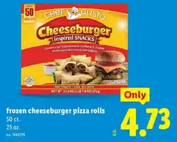 Lidl Chef gusto cheeseburger inspired snacks offer