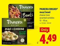 Lidl Panera Bread meal bowl offer