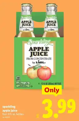 Lidl Sparkling apple juice by Lidl offer
