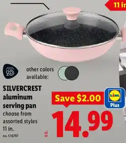 Lidl Silvercrest aluminum serving pan offer
