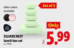 Lidl Silvercrest lunch box set offer