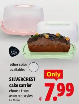Lidl Silvercrest cake carrier offer