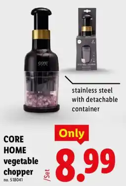 Lidl Core Home vegetable chopper offer