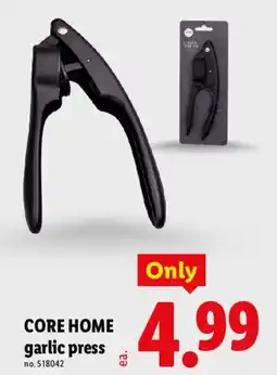 Lidl Core Home garlic press offer