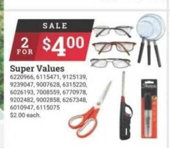 Ace Hardware Super Values offer