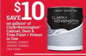 Ace Hardware Clark Kensington Cabinet, Door & Trim Paint Primer In One offer