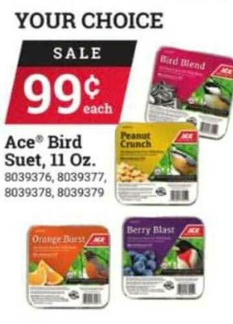 Ace Hardware Ace Bird Suet offer
