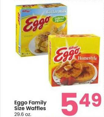 Albertsons Eggo Family Size Waffles offer