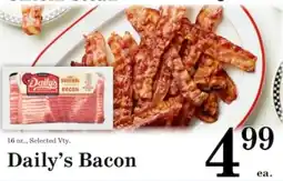 Harvest Foods Daily's Bacon offer