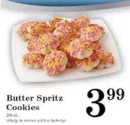 Harvest Foods Butter Spritz Cookies offer