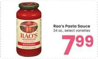 Albertsons Rao's Pasta Sauce offer