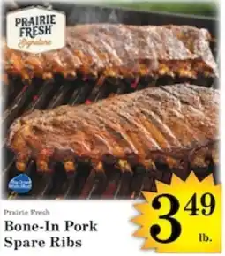 Harvest Foods Prairie Fresh Bone-In Pork Spare Ribs offer