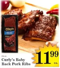 Harvest Foods Curly's Baby Back Pork Ribs offer