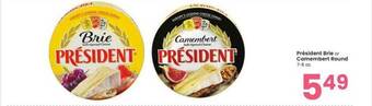 Albertsons Président Brie Or Camembert Round offer
