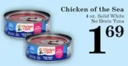 Harvest Foods Chicken of the Sea No Drain Tuna offer