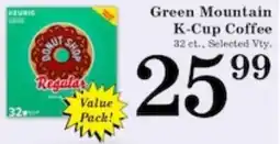 Harvest Foods Green Mountain K-Cup Coffee offer