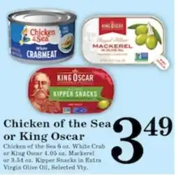 Harvest Foods Chicken of the Sea or King Oscar offer