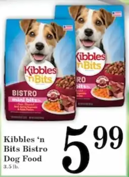 Harvest Foods Kibbles 'n Bits Bistro Dog Food offer