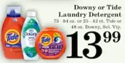 Harvest Foods Downy or Tide Laundry Detergent offer