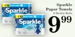 Harvest Foods Sparkle paper towels offer