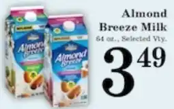 Harvest Foods Almond Breeze Milk offer