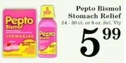 Harvest Foods Pepto Bismol Stomach Relief offer