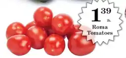 Harvest Foods Roma Tomatoes offer