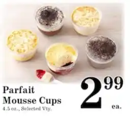 Harvest Foods Parfait Mousse Cups offer