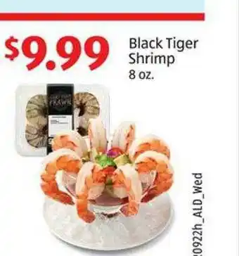 Aldi Black Tiger Shrimp offer