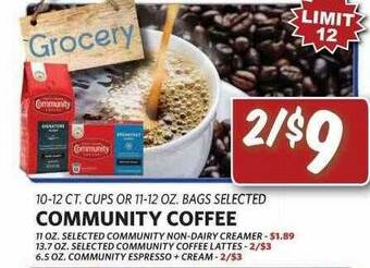 Breaux Mart Community Coffee offer