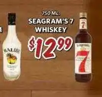Breaux Mart Seagram's 7 Whiskey offer