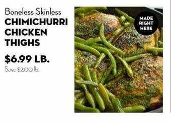 Bristol Farms Chimichurri Chicken Thighs offer