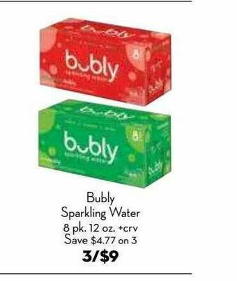 Bristol Farms Bubly Sparkling Water offer