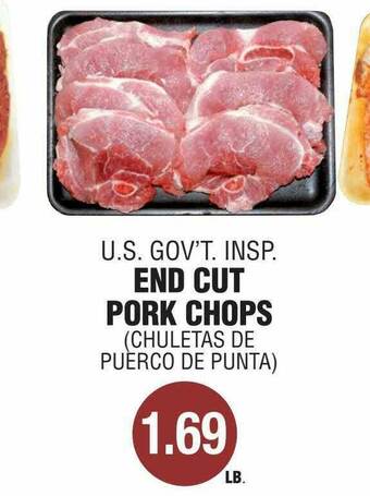 Carnicerias Jimenez End Cut Pork Chops offer