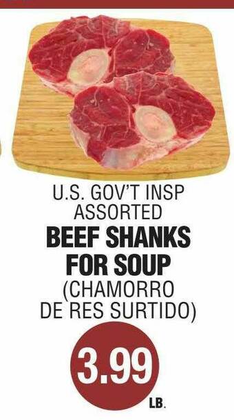 Carnicerias Jimenez Beef Shanks For Soup offer