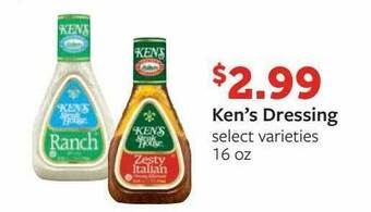 Fareway Ken's Dressing offer