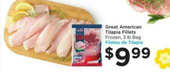 Food 4 Less Great American Tilapia Fillets offer