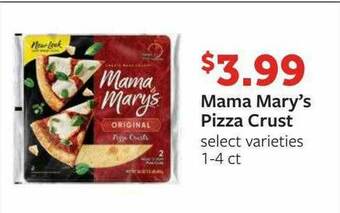 Fareway Mama Mary's Pizza Crust offer