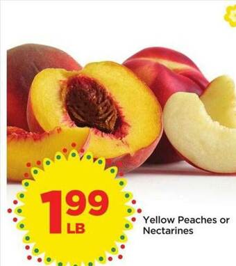 Food 4 Less Yellow Peaches Or Nectarines offer