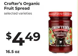 Lifethyme Crofter's Organic Fruit Spread offer